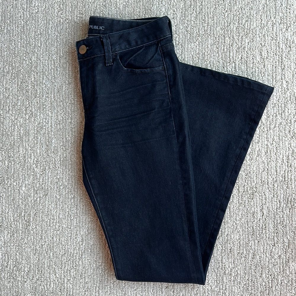 Banana Republic Dark Wash Flares